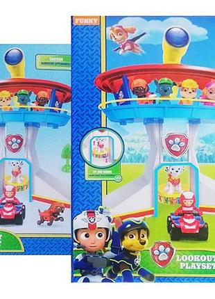Игровой набор щенячий патруль (paw patrol), герои мультфильма щенки патруля (paw patrol), база paw patrol