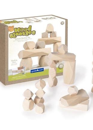 Дерев'яні блоки guidecraft natural play стоунхендж (g6772)