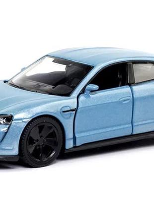 Автомодель - porsche taycan turbo s (синій) 250335u technodrive