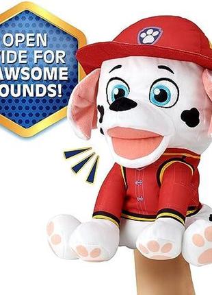 Wowwee paw patrol movie marshall interactive hand puppet щенячий патруль маршал інтерактивна плюшева іграшка