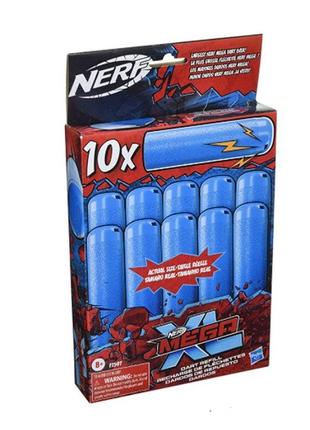 Nerf mega xl dart refill 10-pack f1597 hasbro патрони набої мега xl пули кулі нерф
