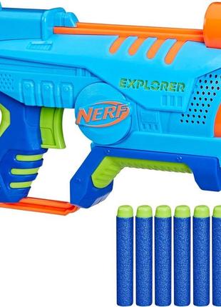 Nerf elite junior explorer blaster f6367 hasbro нерф еліт джуніор експлорер дослідник бластер іграшкова зброя