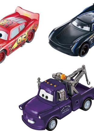 Disney cars color changers 3-pack gpb03 mattel тачки зміна кольорів блискавка маквін сирник джексон шторм