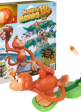 Spin master monkey see monkey poo board game 6066915 спін мастер мавпа бачить мавпа какає настільна гра
