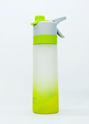 Бутылка для воды "yaqicup"спортивная 650 мл желтая 9876-863
