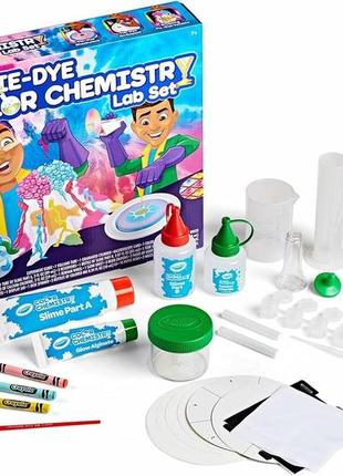 Crayola tie dye color chemistry steam stem крайола набір хімія кольору набір для творчості та експериментів