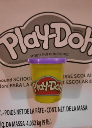 Play-doh modeling compound 3ounces purple b9017 плейдо плей до тісто для ліплення 84 грама нетто фіолетовий