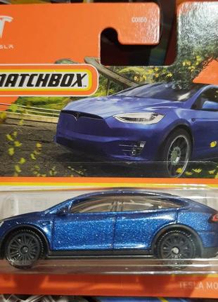 Matchbox 2022 tesla model x 53/100 hfr30 тесла електрокар машинки базові колекційні матчбокс