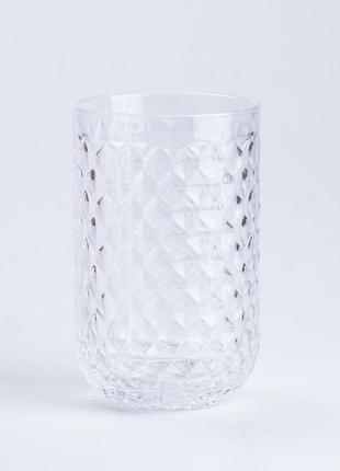 Набір склянок по 450 (мл) 6 штук скляні прозорі `gr`