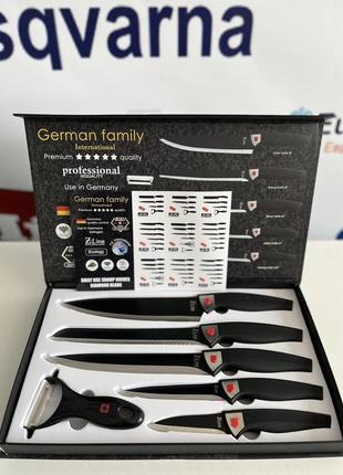 Набір ножів для кухні german family  gf-24