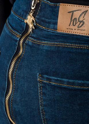 Женские джинсы приталенного кроя, цвет синий, 282f0094 фото