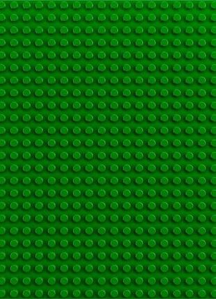 Конструктор lego "duplo" зеленая пластина для строительства 10980