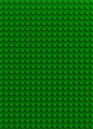 Конструктор lego "duplo" зеленая пластина для строительства 10980