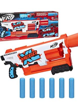 Nerf mega xl boom dozer blaster f1591 hasbro нерф мега xl бульдозер бластер іграшкова зброя іграшкова зброя