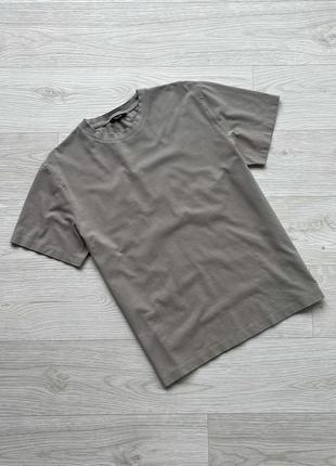 Базова футболка massimo dutty relaxed t-shirt cream2 фото