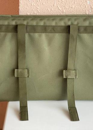 Тактический каремат (олива) для сидения на очень надежной системе molle