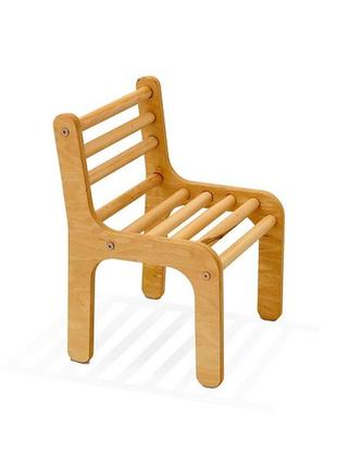 Дитячий дерев'яний стул «кубик»