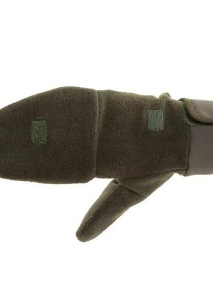 Военные штурмовые зимние перчатки софтшелл флис олива перчатки тактические военные зсу перчатки трансформер