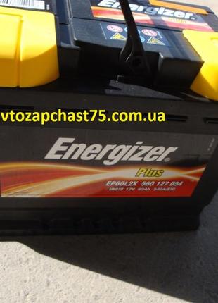 Акумулятор 60 ah 12v energizer plus, l, en 540 продажа тільки в полтаві (виробник німеччина)
