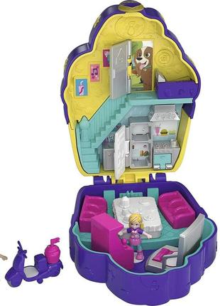 Polly pocket pocket sweet treat cupcake compact fry36 mattel поллі покет вечірка тортиків ігровий набір