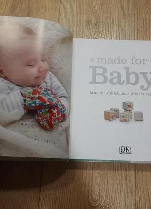 Made for baby. книга на английском языке. сделано для ребенка 50 идей подарков для новорожденных. рукоделие