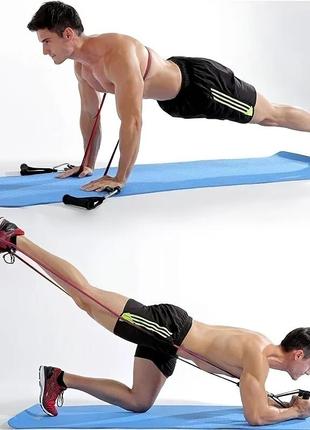 Набор резинок для фитнеса эспандеры тренажер для домашних тренировок