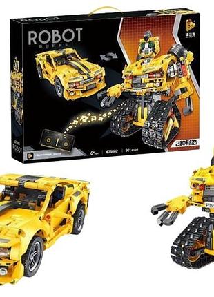 Конструктор на радіокеруванні, конструктор робот трансформер автобот, конструктор 901 елементи