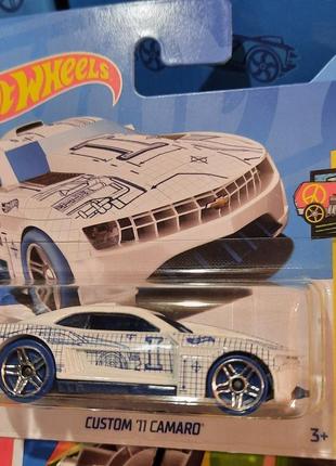 Hot wheels 2023 hw art cars custom '11 camaro 4/10 36/250 hkk17 шевроле камаро машинки колекційні хот вілс