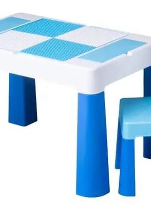 Комплект multifun eco 1+1 (столик та кріселко) синій, mf-004-120 tega