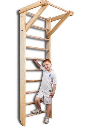 Шведська спортивна стінка дерев'яна з турніком «sport 1-220»