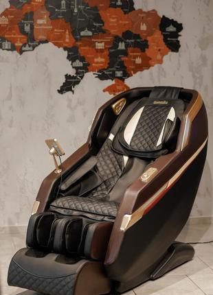 Крісло масажне manzoku simbol brown