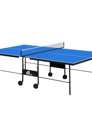 Стол для настольного тенниса gsi-sport indoor gk-3.18 mt-0934 синий
