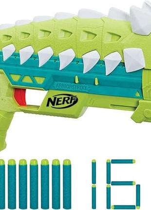 Nerf dinosquad armorstrike f5855 hasbro нерф діносквад арморстрайк пістолет бластер іграшкова зброя