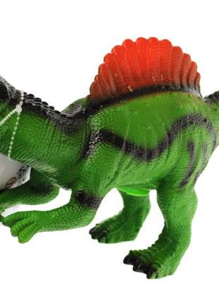 Динозавр хищник, зеленый, озвученный