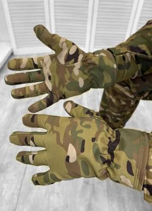 Тактичні рукавички на флісі для зсу чоловічі рукавички для військових зимові військові рукавички