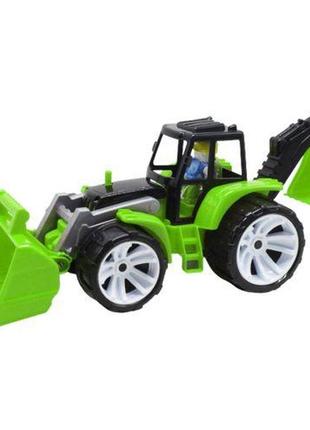 Трактор bams  2  ківша зелений
