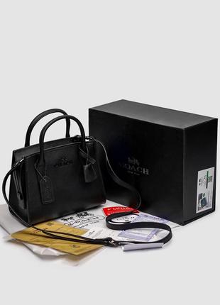 Сумка coach andrea carryall total black