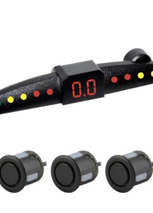 Парктронік tiger tg-p4led 4 датчика black d=20mm