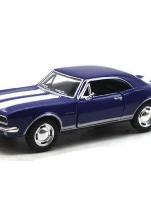 Машинка металева "chevrolet classic camaro z/28 1967", синій
