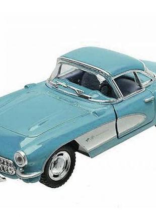 Машинка kinsmart "chevrolet corvette" (голубая)