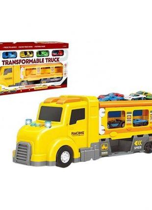 Ігровий набір з автовозом "transformable truck"
