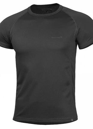 Футболка для тренувань pentagon tactical body shock activity shirt black