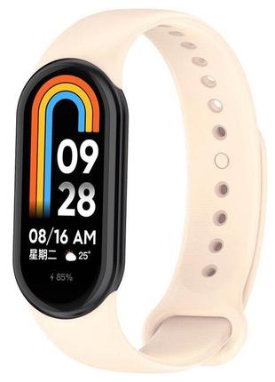 Силіконовий ремінець becover для xiaomi mi smart band 8 rose gold (709409)