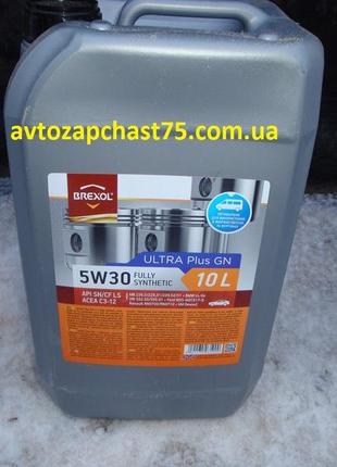 Масло моторное brexol ultra plus gn 5w-30 api sn/cf 10 литров (великобритания)