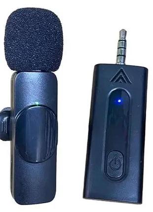 Беспроводной микрофон петличка 3.5мм