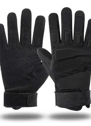 Тактичні рукавички (xl), повні чорні військові рукавиці