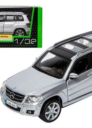 Автомодель - mercedes benz glk-class (асорті червоний, сріблястий, 1:32) 18-43016 bburago