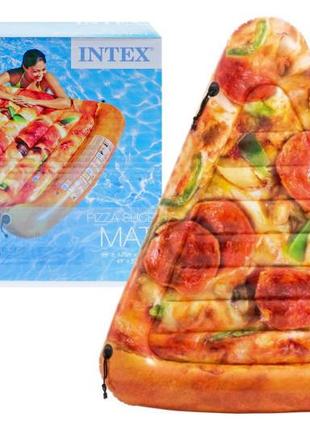 Матрац надувний intex "піца" 58752 р.175*145 см