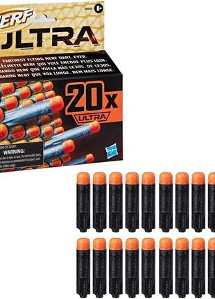 Nerf ultra 20-dart refill pack e6600 hasbro нерф ультра кулі набої патрони іграшкові набір 20шт