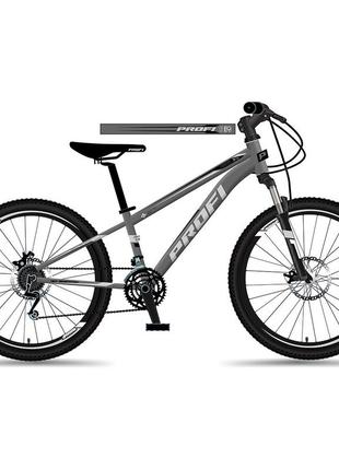 Велосипед гірський однопідвісний на алюмінієвій рамі profi mtb2903 29 дюймів рама 19" сірий